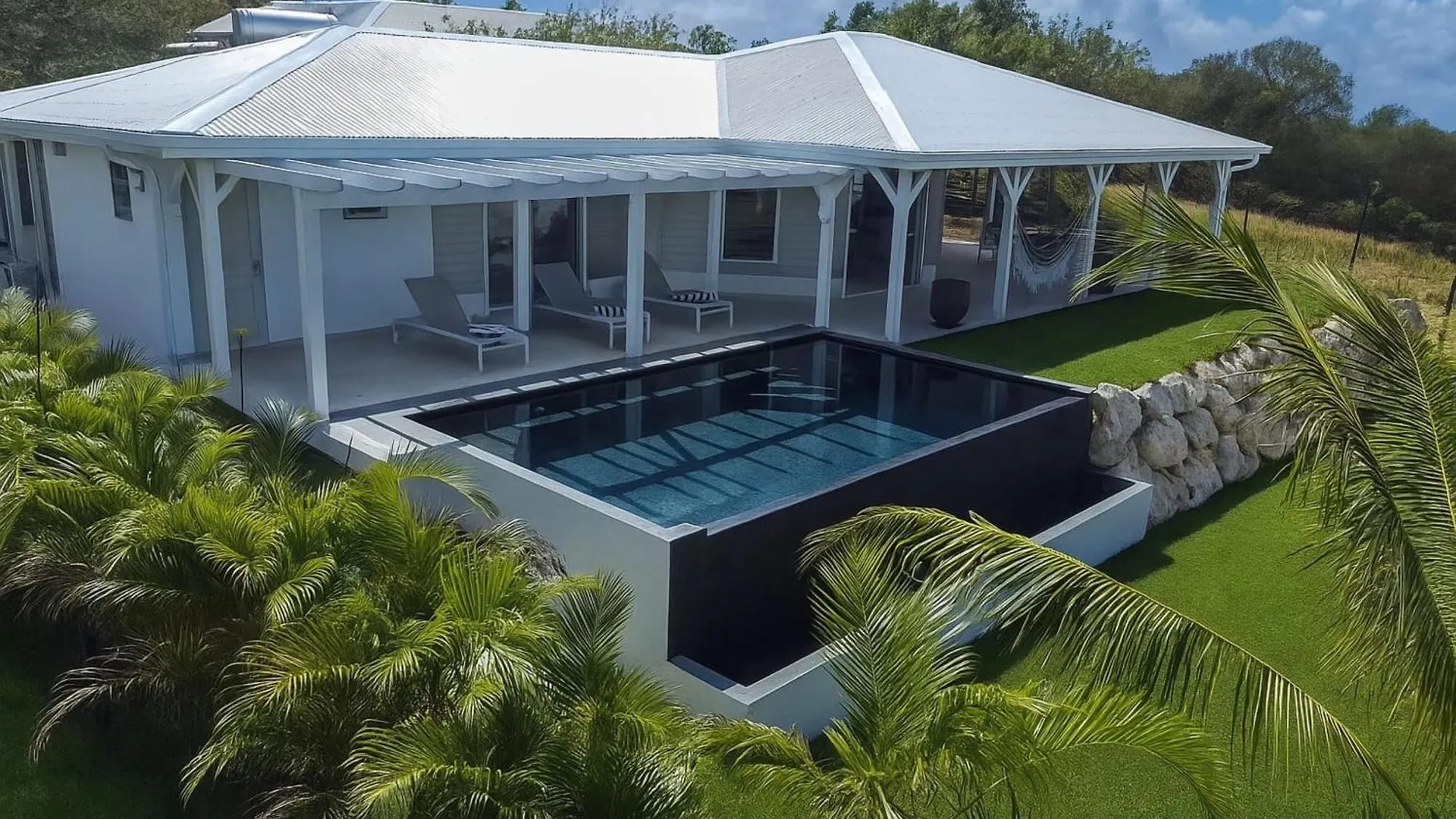 Jade - Villa Creole De Standing Et De Charme ,Vue Mer , Proche Des Plages & Piscine Privee Haut De Gamme Saint-Francois